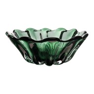 Centro 32,5x13cm De Mesa De Vidro Italy Verde